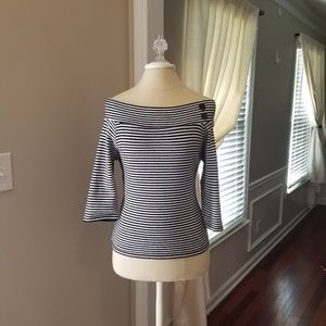 Black & white striped shirt